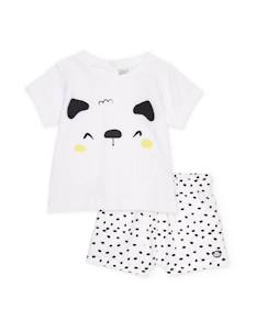 Ensemble en tricot pour nouveau-né avec motif petit chien  - vertbaudet enfant