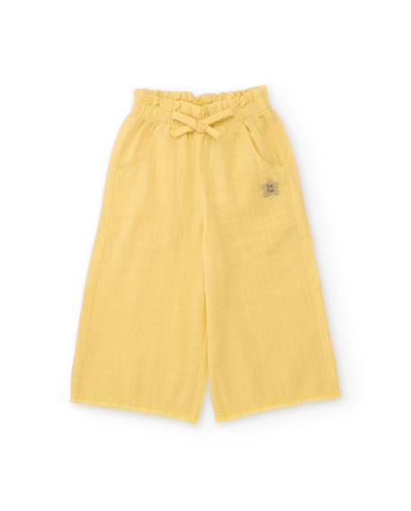 Fille-Pantalon-Pantalon pour fille en tissu coupe culotte
