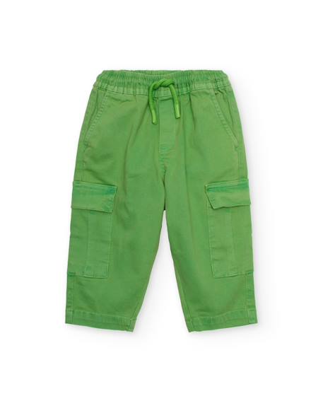Pantalon garçon en tissu style cargo  - vertbaudet enfant