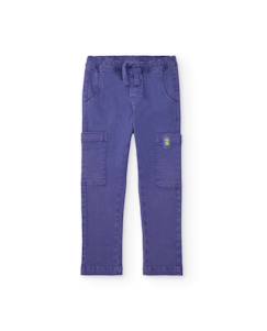 Pantalon garçon en tissu tissé avec design cargo  - vertbaudet enfant