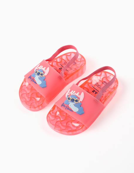 Claquettes avec imprimé stitch Rose 3 - vertbaudet enfant 