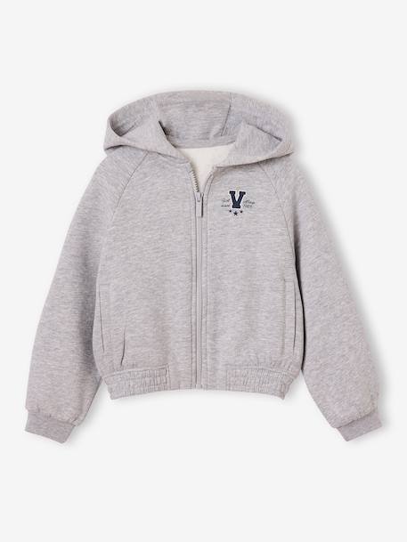 Fille-Sweat à capuche zippé fille