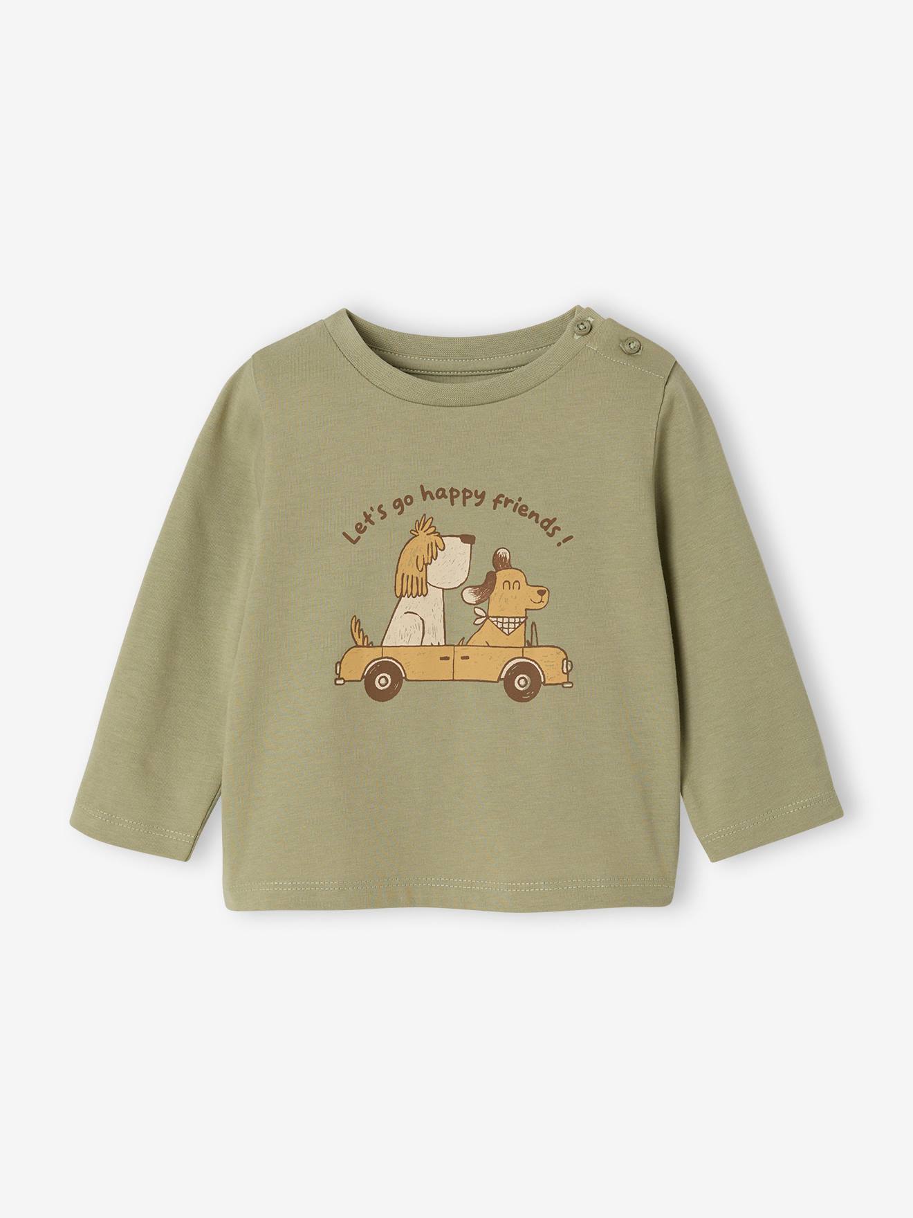 T-shirt fantaisie bébé garçon pistache