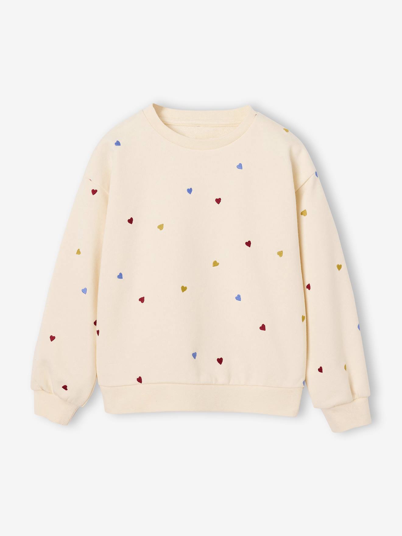 Sweat fille manches longues cru 23$