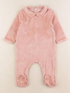 Seconde main-Fille-Pyjama, surpyjama, dors-bien-Pyjama velours - 9 mois