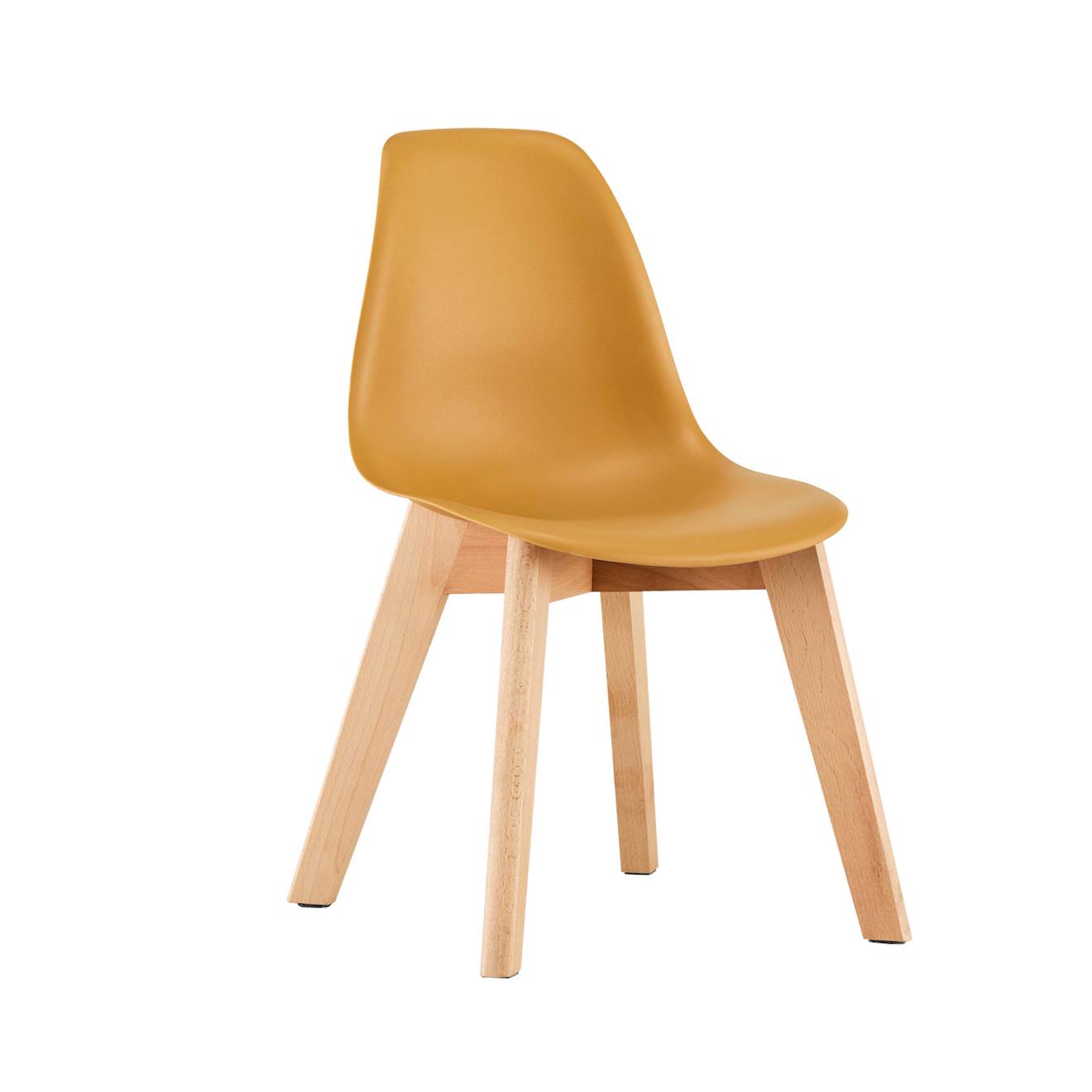 Lot De 2 Chaises Scandinaves Pour Enfant Bois De Hêtre - Nils Kid Moutarde