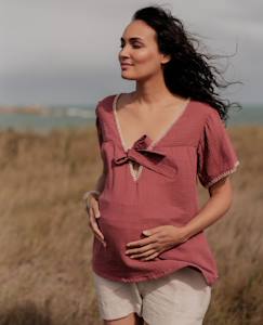 Vêtements de grossesse-Chemisier, tunique-Blouse et chemise allaitement soraya
