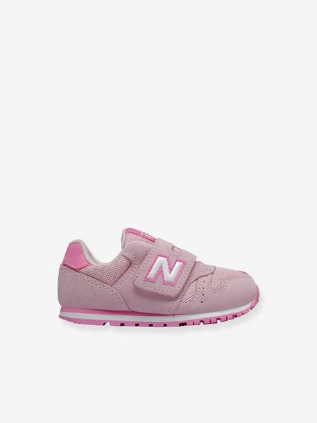 Baskets Cuir Scratchees Bebe Fille Iv373sp New Balance Rose Clair New Balance