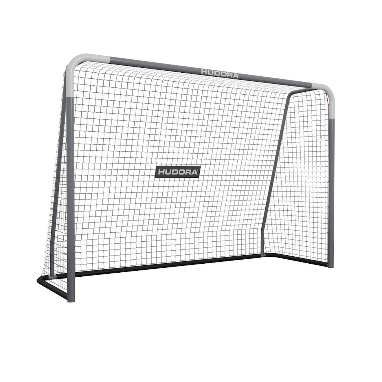 But De Football Roco Lite 240 Avec Filet Et Crochets Gris/noir