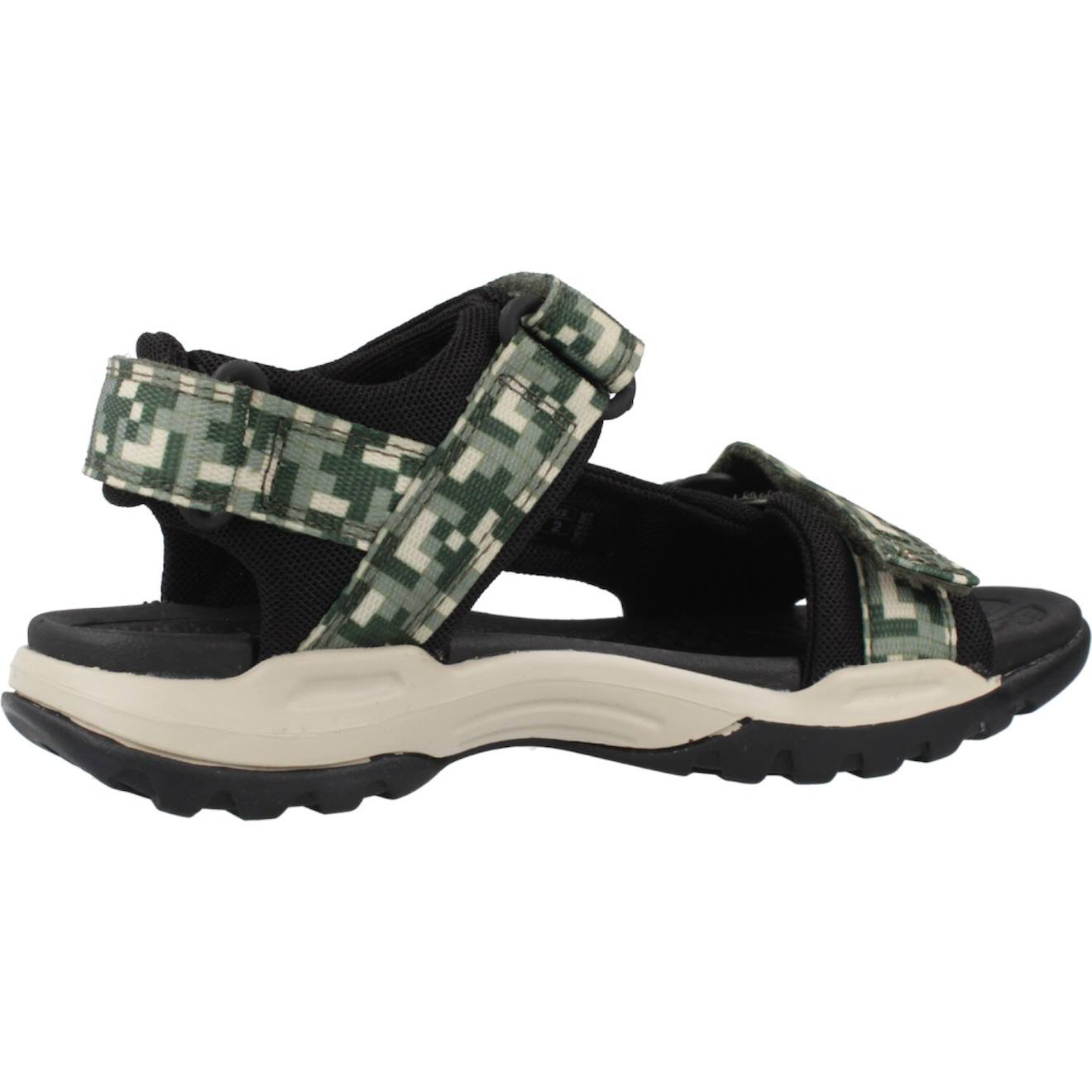 Sandales Garçon En Textile Respirantes Et Légères Vert