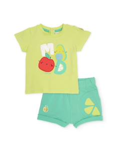 -Ensemble en tricot pour nouveau-né avec détails appliqués