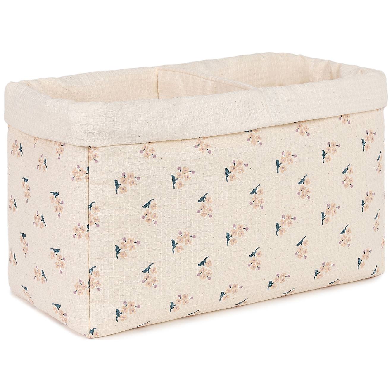 Panier De Toilette À Deux Compartiments Naturel