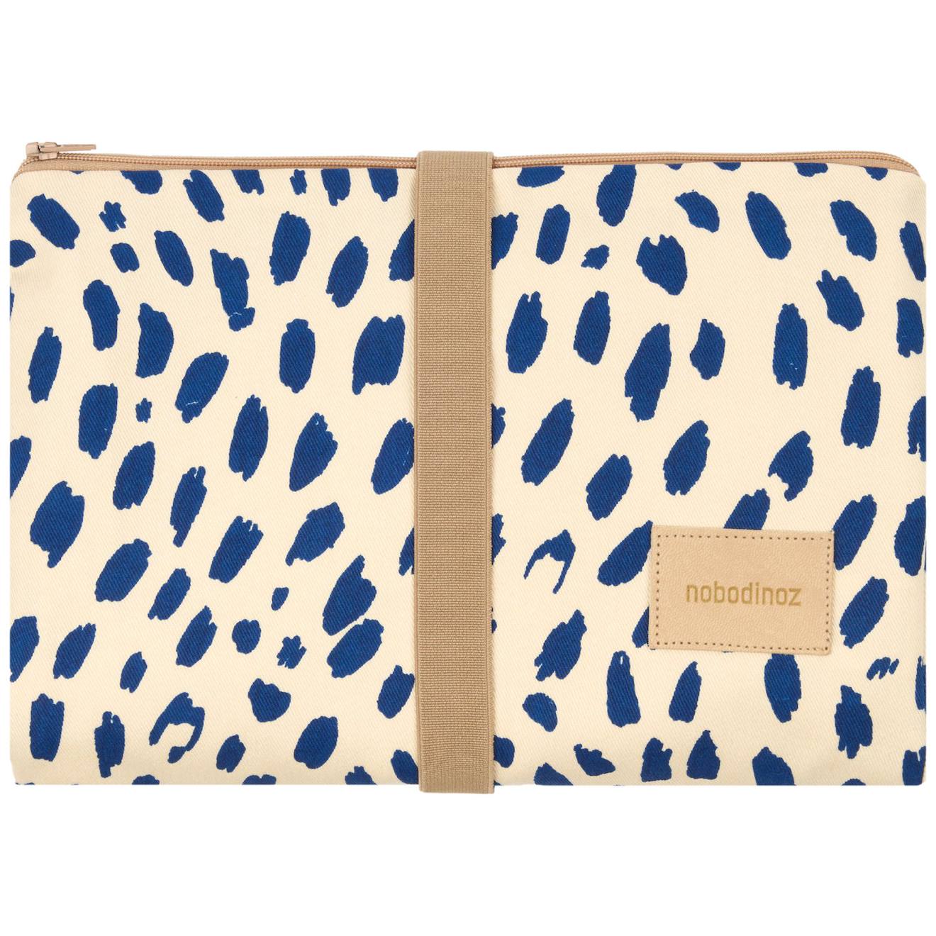 Tapis À Langer Imperméable Hyde Park Leonie Blue Bleu (Nobodinoz) - Couverture