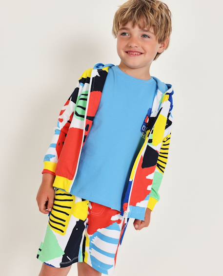 Sweat à capuche garçon en maille  - vertbaudet enfant