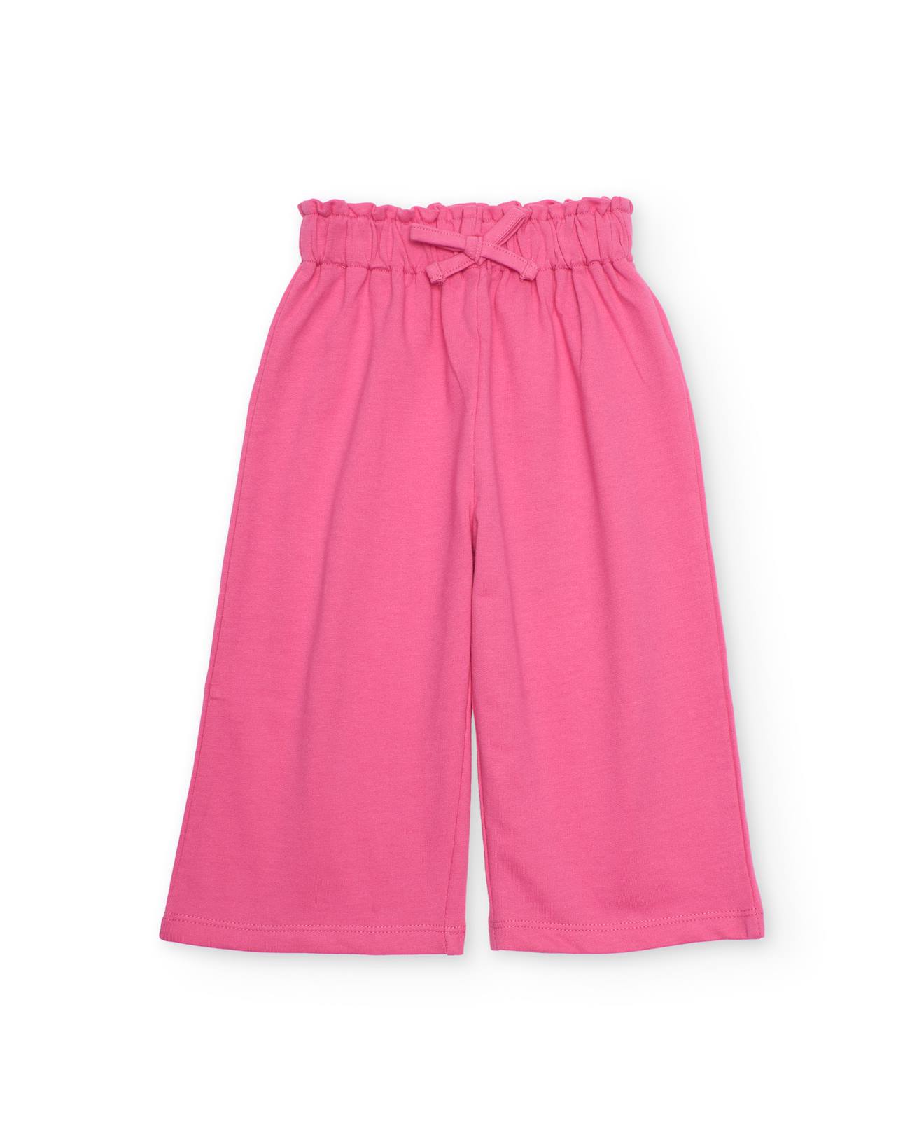 Pantalon Fille En Maille De Style Jupe-culotte Rose