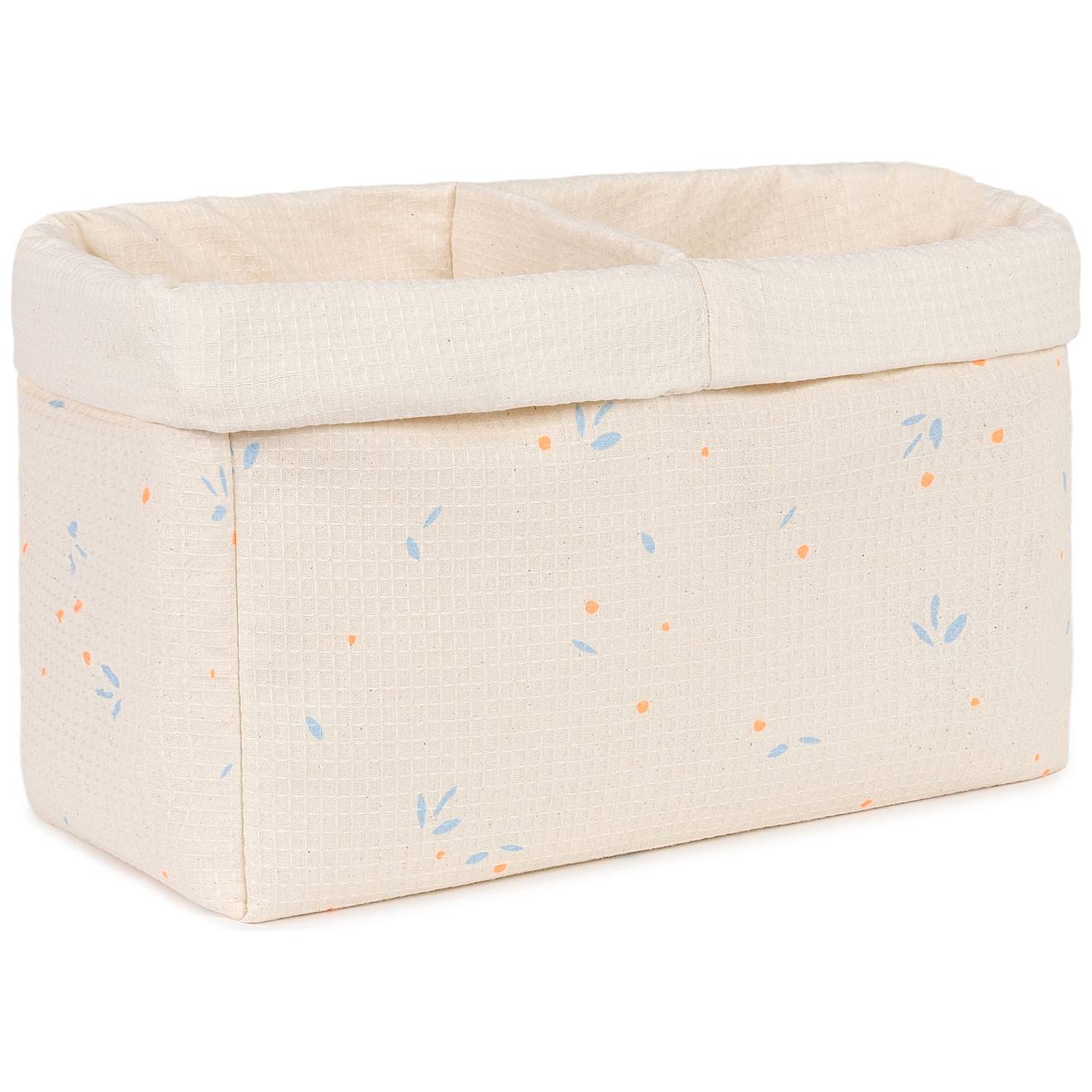 Panier De Toilette À Deux Compartiments Orange