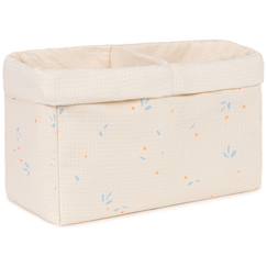 Chambre et rangement-Panier de toilette à deux compartiments