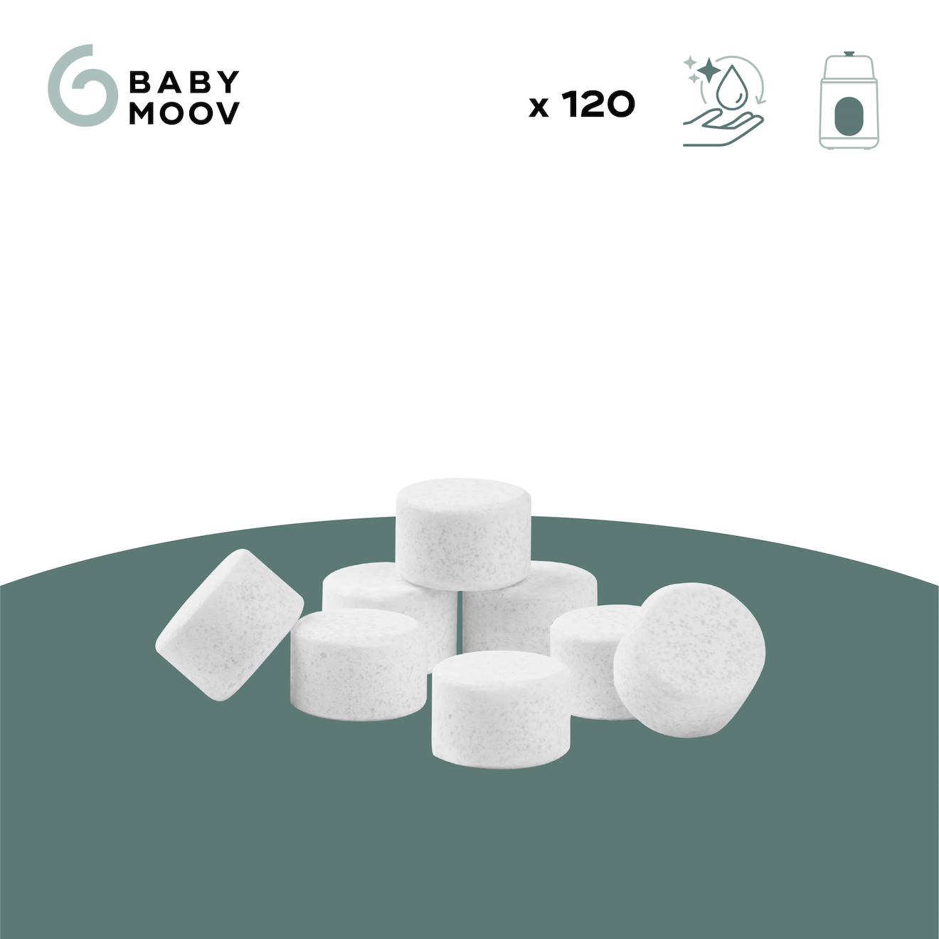 Pastilles De Lavage Vaisselle Bébé Nutriwash Blanc