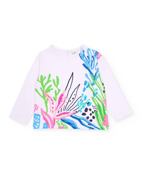 Bébé-T-shirt fille en maille avec détails brillants