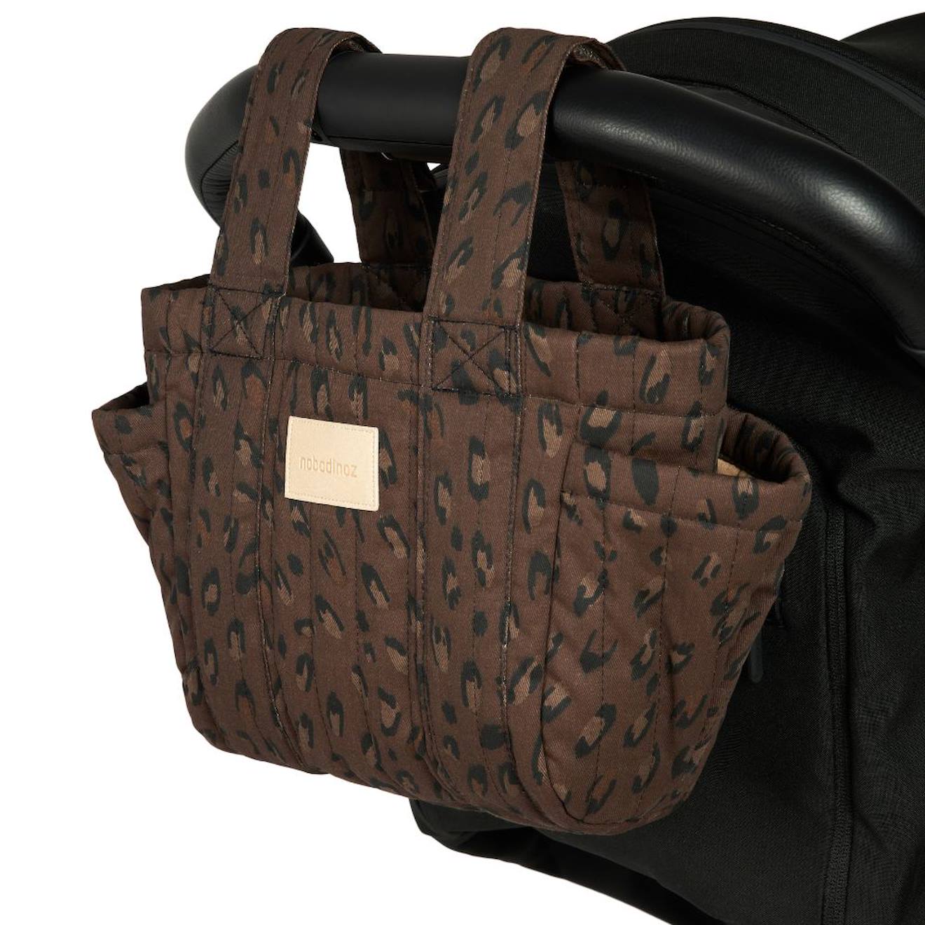 Sac À Poussette Hyde Park Léonie Brown Marron, Noir (Nobodinoz) - Image 2