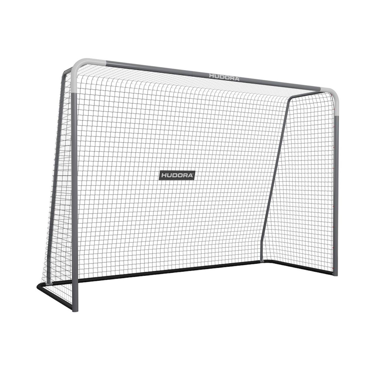 But De Football Roco Lite 300 Avec Filet Et Crochets Gris/noir