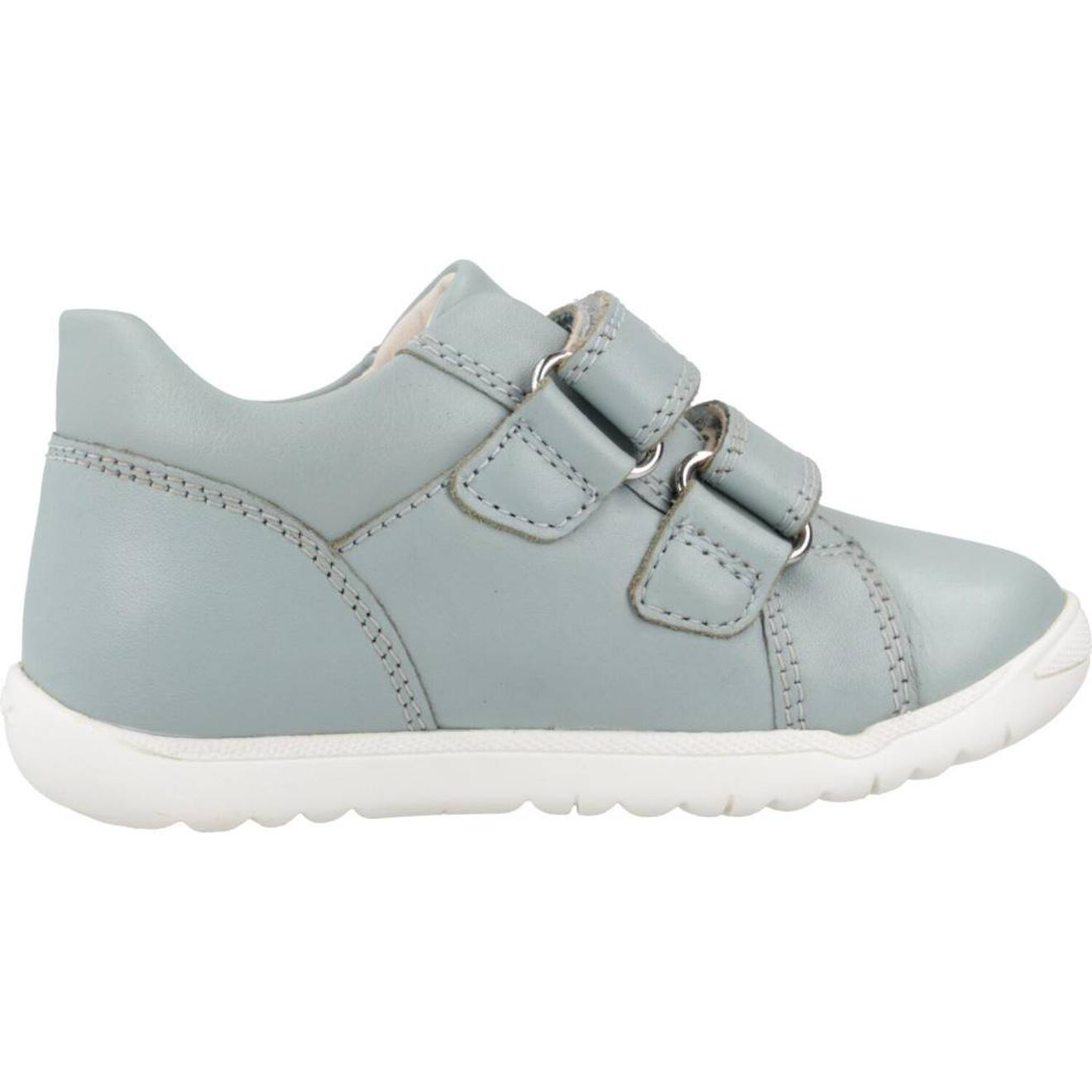 Baskets Fille En Cuir Légères Et Durables Bleu