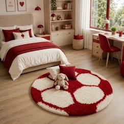Linge de maison et décoration-Tapis enfant tissé shaggy foot