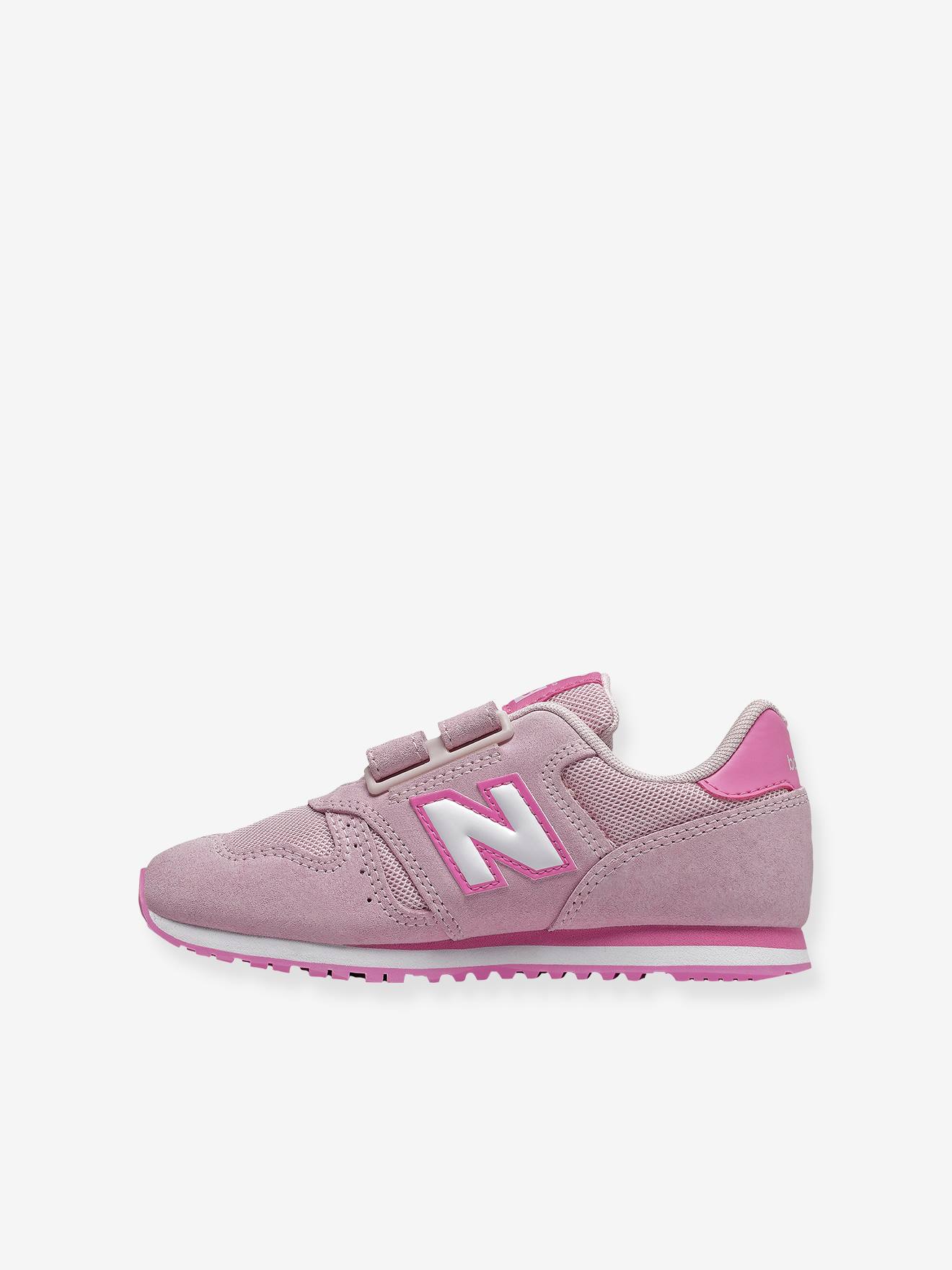 Baskets cuir scratchées fille YV373SP NEW BALANCE rose clair - New ... Baskets cuir scratchées fille YV373SP NEW BALANCE rose clair - New ...