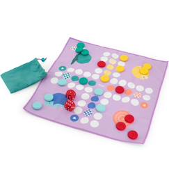 Jouet-Jeu de voyage petits chevaux-morpions