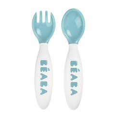 Puériculture-Repas-Set de 2 couverts ergonomiques 2ème âge