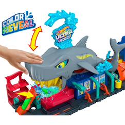 Hot wheels city-station de lavage requin coffret voiture  - vertbaudet enfant
