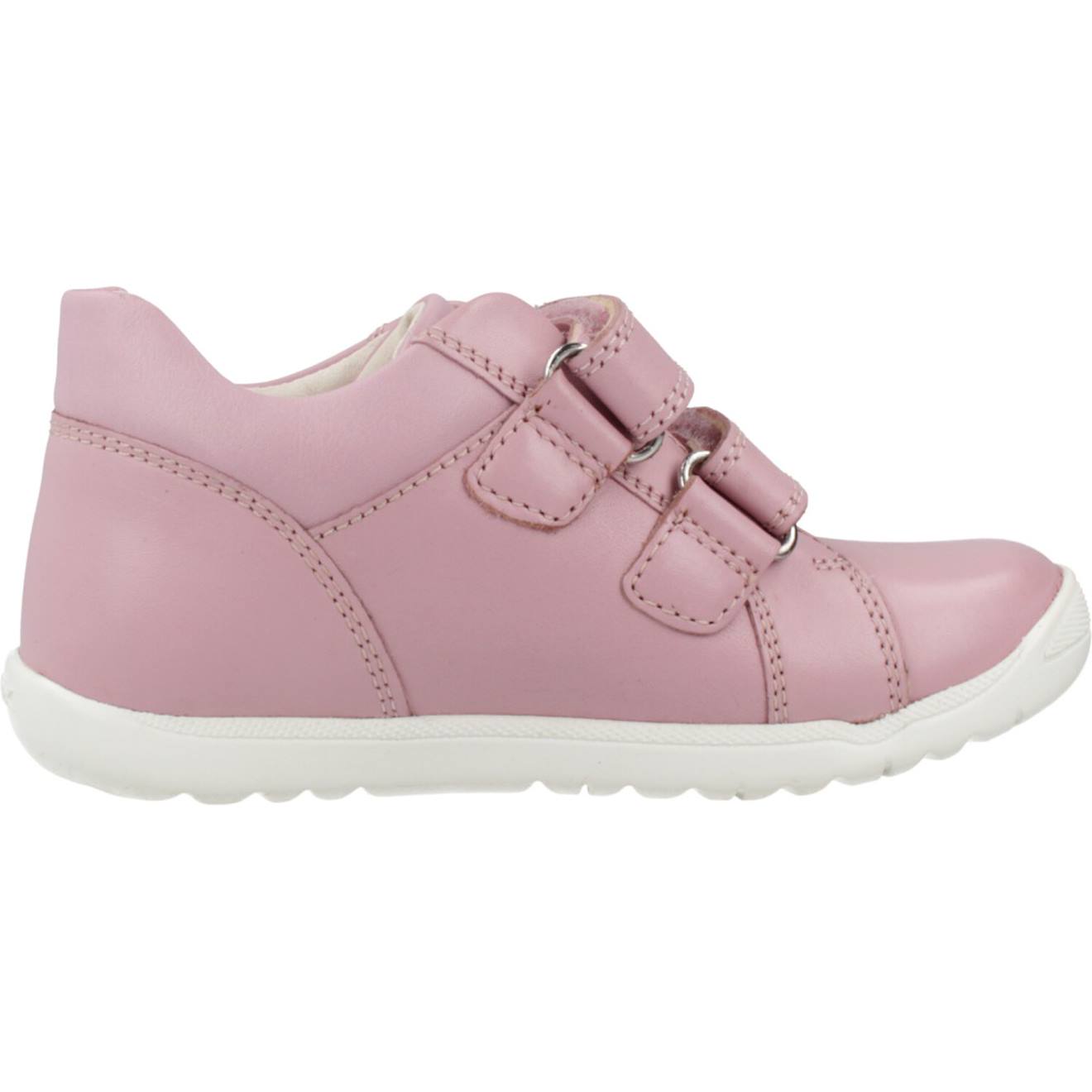 Baskets Fille En Cuir Légères Et Durables Rose