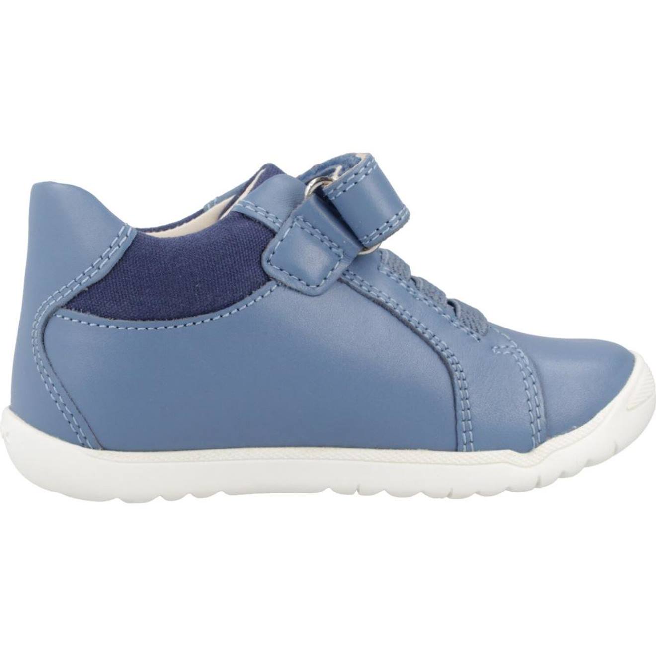 Derbies Garçon En Cuir Robustes Et Élégants Bleu