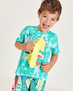 Garçon-T-shirt, polo, sous-pull-T-shirt garçon en maille avec détail en relief
