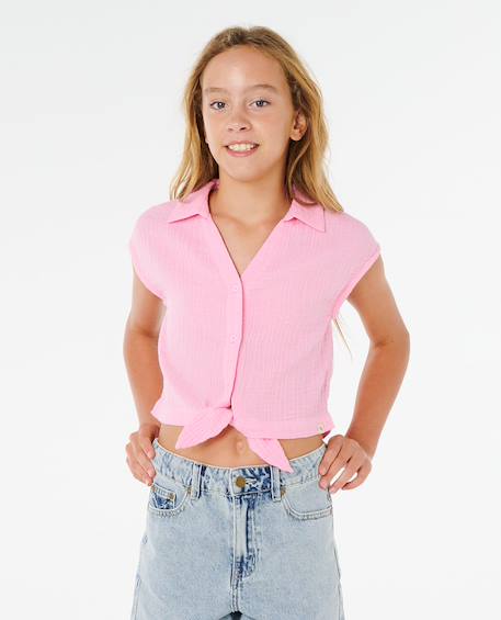 Haut premium woven fille  - vertbaudet enfant