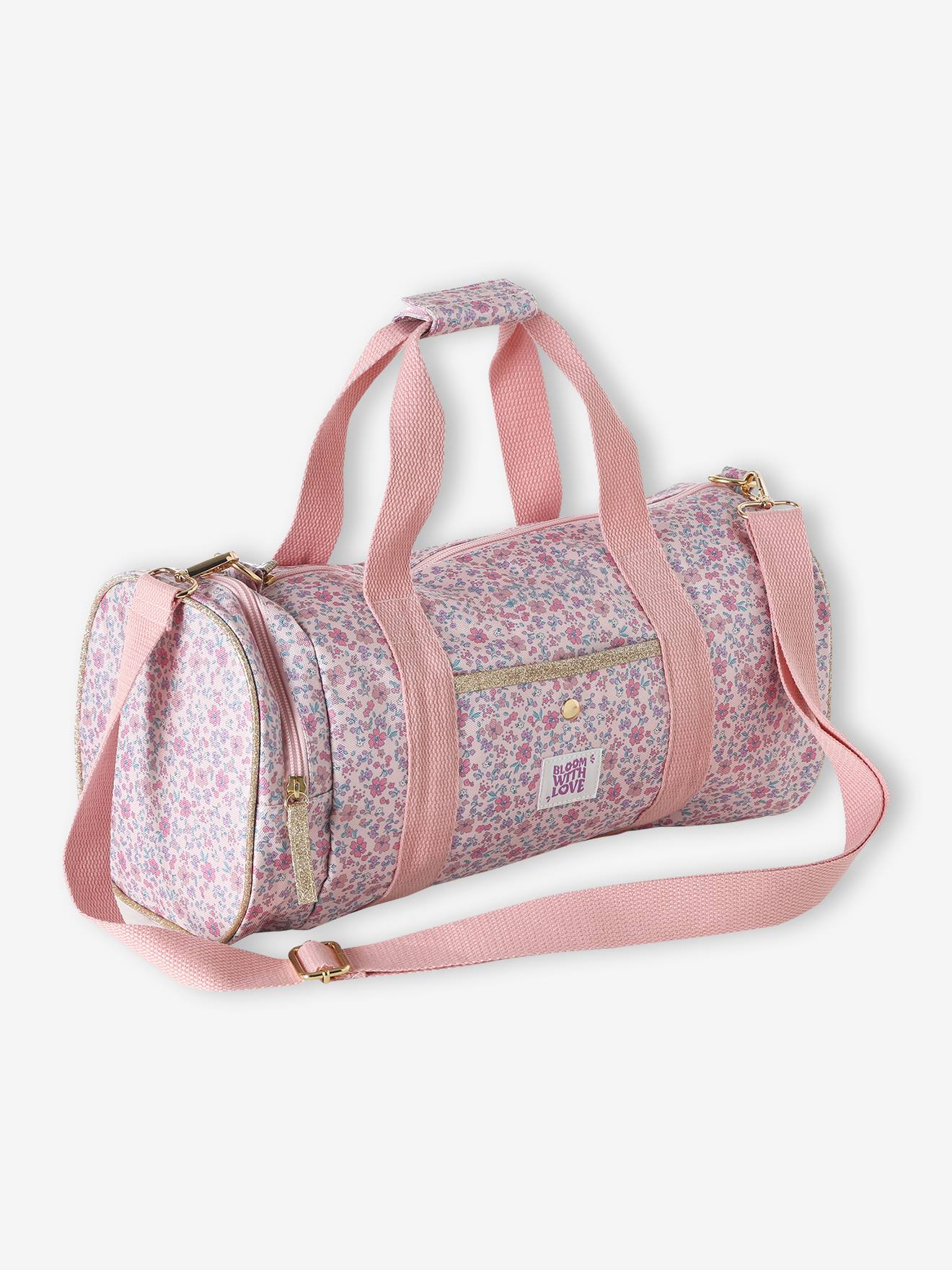 Sac de sport personnalisable polyester rose drage 17 €