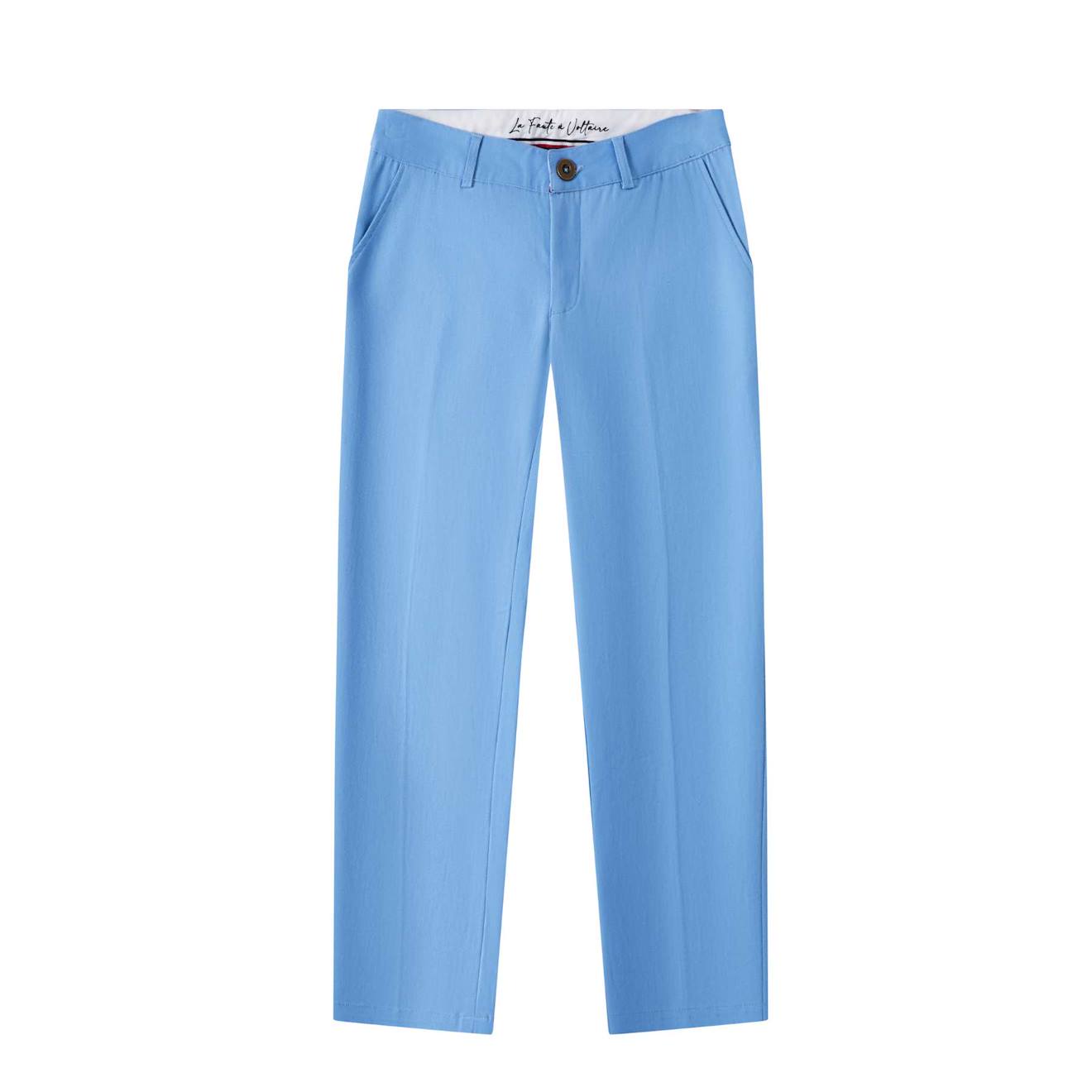 Pantalon Chino Bleu Ciel Ambroise Bleu Pantalon Chino Bleu Ciel Ambroise Bleu