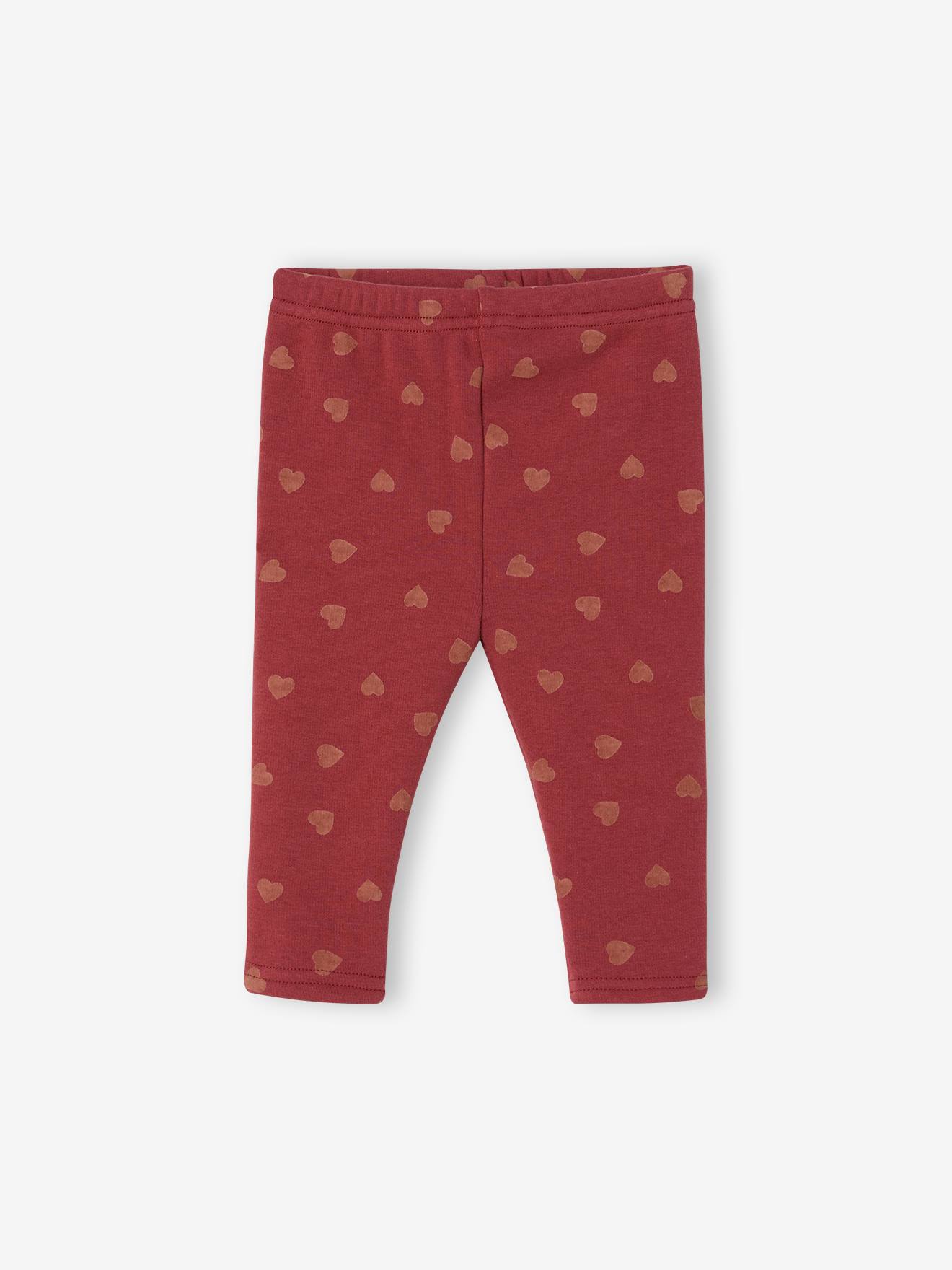 Legging bb doubl en maille polaire terracotta 16$