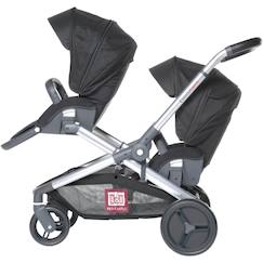 Puériculture-Poussette double dès la naissance evolutwin