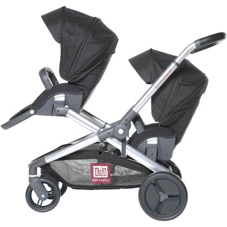 Red Castle - Poussette Double Dès La Naissance Evolutwin Noir