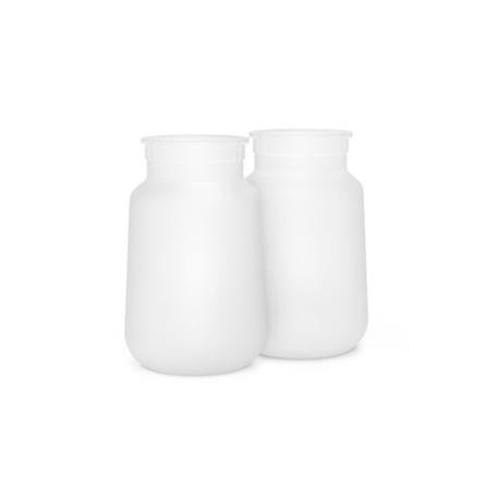 Suavinex - Poche De Rechange Biberon Anti-colique 270 Ml Zero.zero Blanc