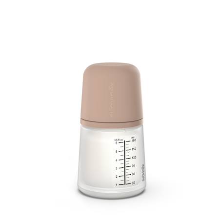 Suavinex - Biberon Anti-colique 180 Ml - Débit Lent Beige Foncé