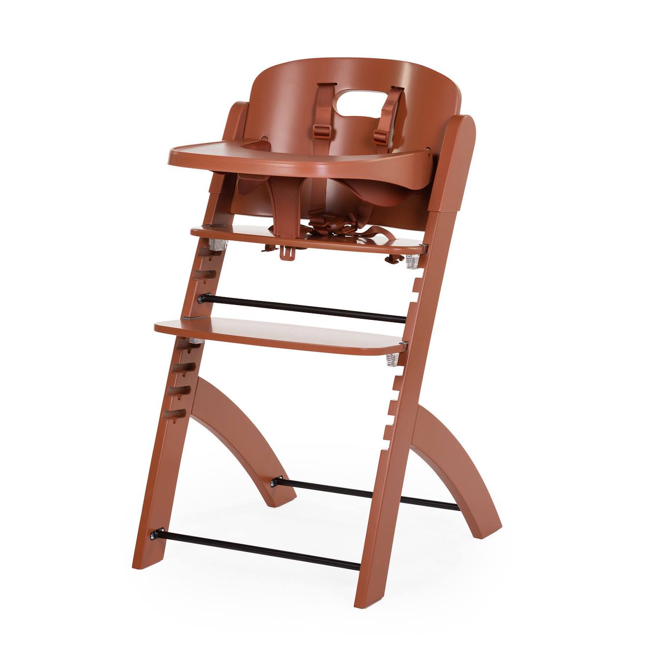 Chaise Haute Évolutive + Tablette Evosit Rouille