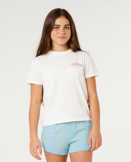 T-shirt half moon bay relaxed fille  - vertbaudet enfant