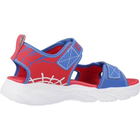 Sandales enfant garçon légère souple Bleu blrd+Bleu et rouge 1 - vertbaudet enfant 