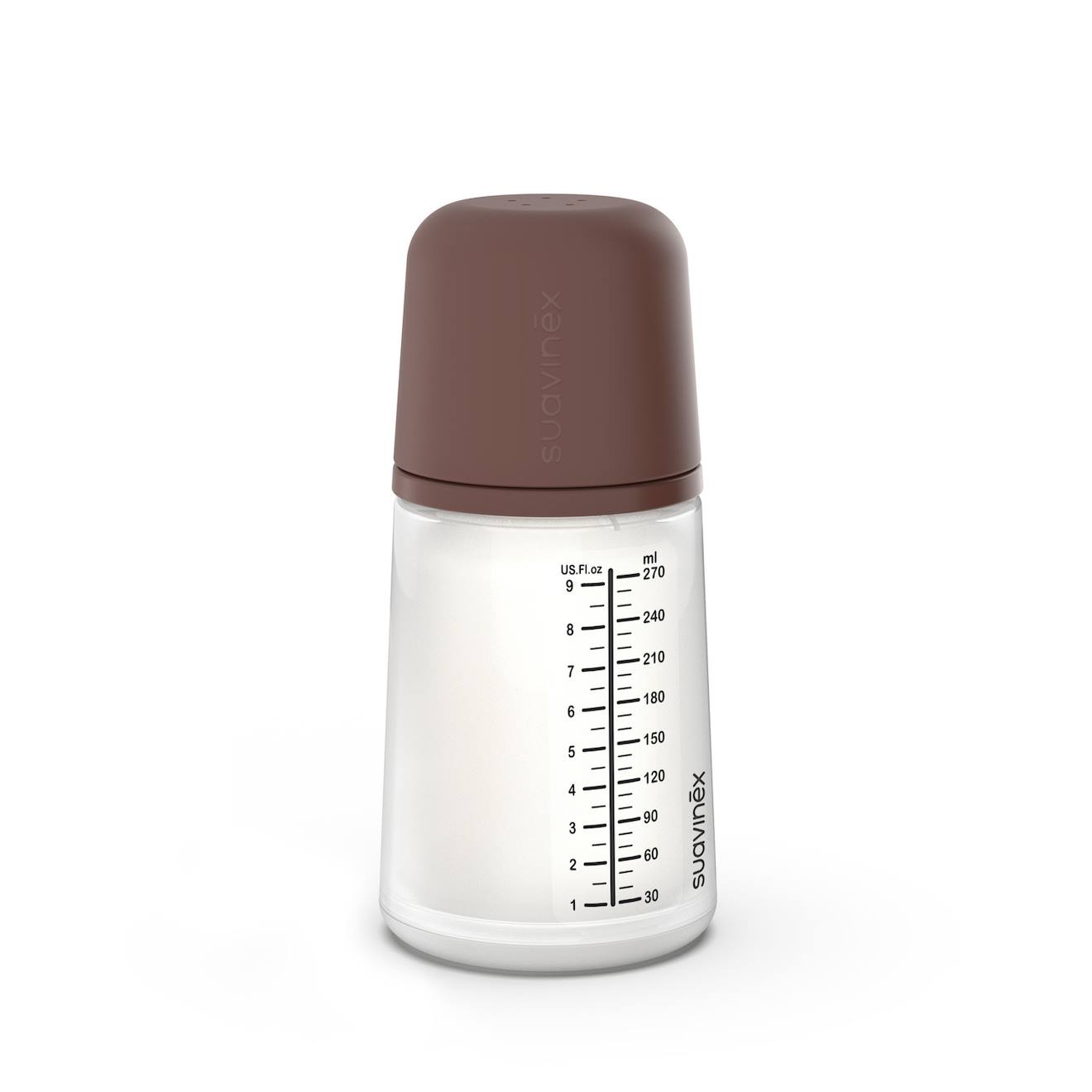 Biberon Anti-colique 270 Ml - Débit Moyen Caramel (Suavinex) - Couverture