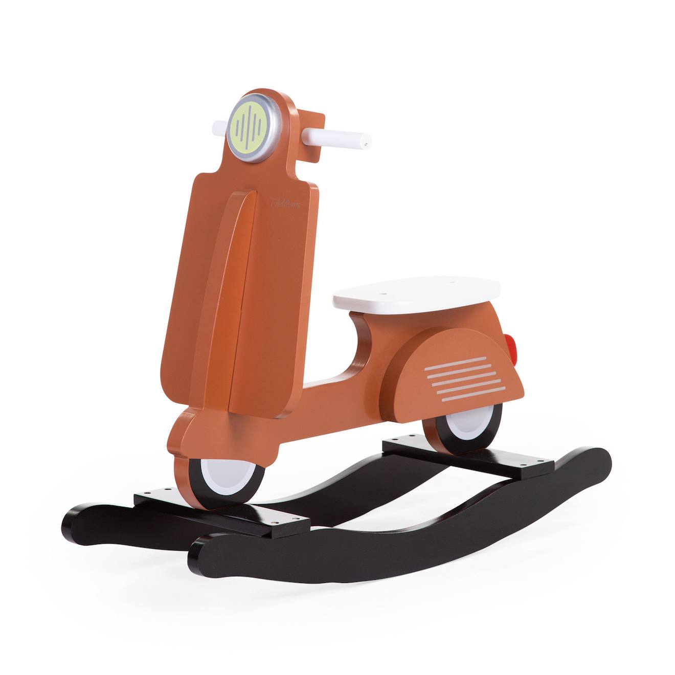 Scooter Cheval À Bascule Jouet Enfant Rouille/noir