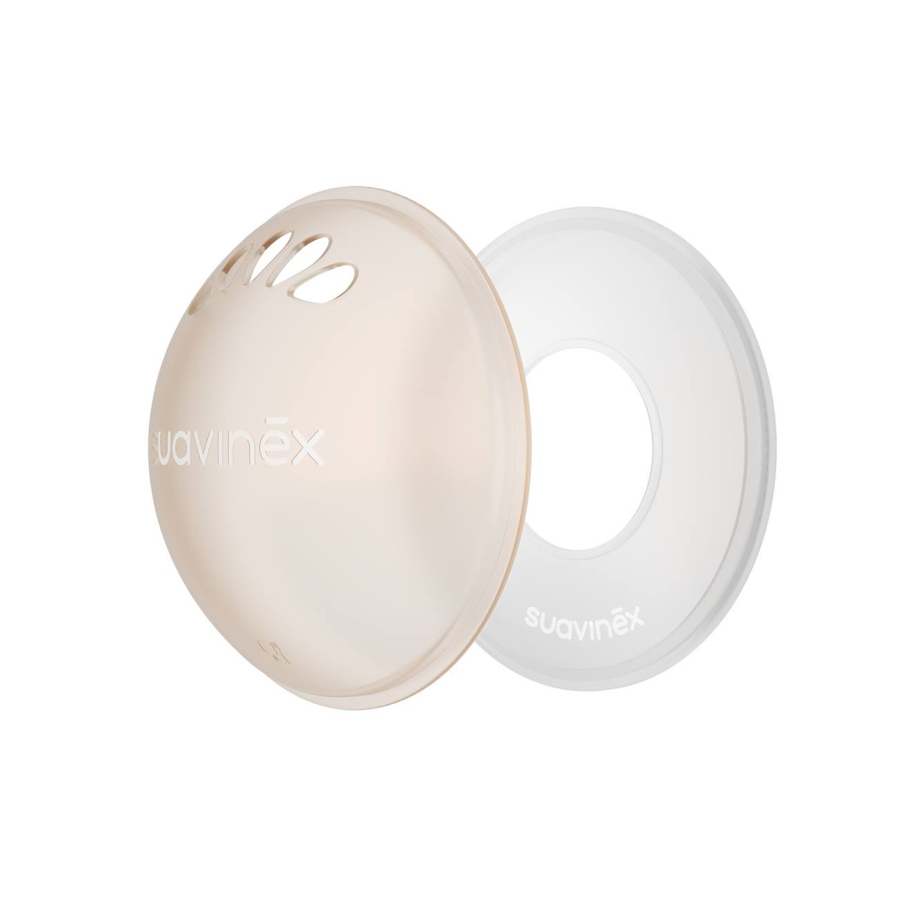 Kit Allaitement Coupelles Protectrices + Recueil-lait Beige (Suavinex) - Image 3
