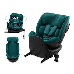 Puériculture-Siège auto kinderkraft xrider 2 i-size 40-150 cm rotation 360° isofix + organisateur voiture noir
