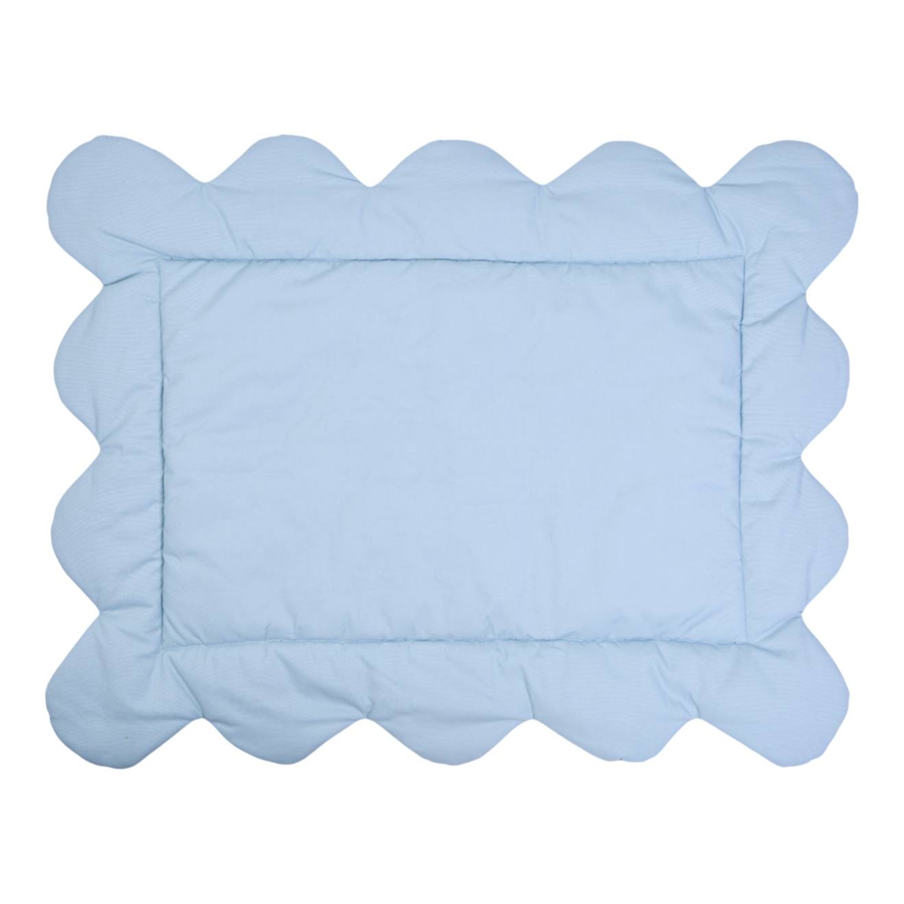 Tapis De Jeu 95x75cm Biscuit Bleu Nuage